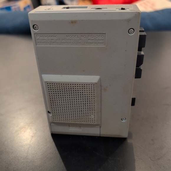 Panosonic RQ-360 Vintage Mini Cassette Recorder Voice Activated System - Picture 3 of 5